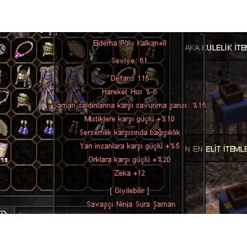  ELİT EJDER PULU KALKAN